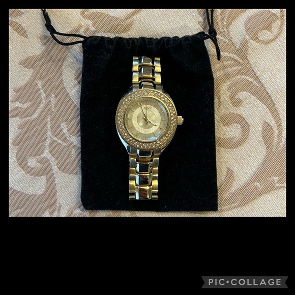 DKNY gold stainless steel watch